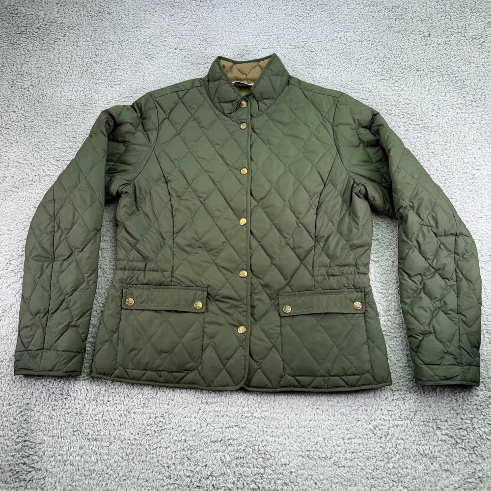 Women’s Quilted Olive Green Jacket